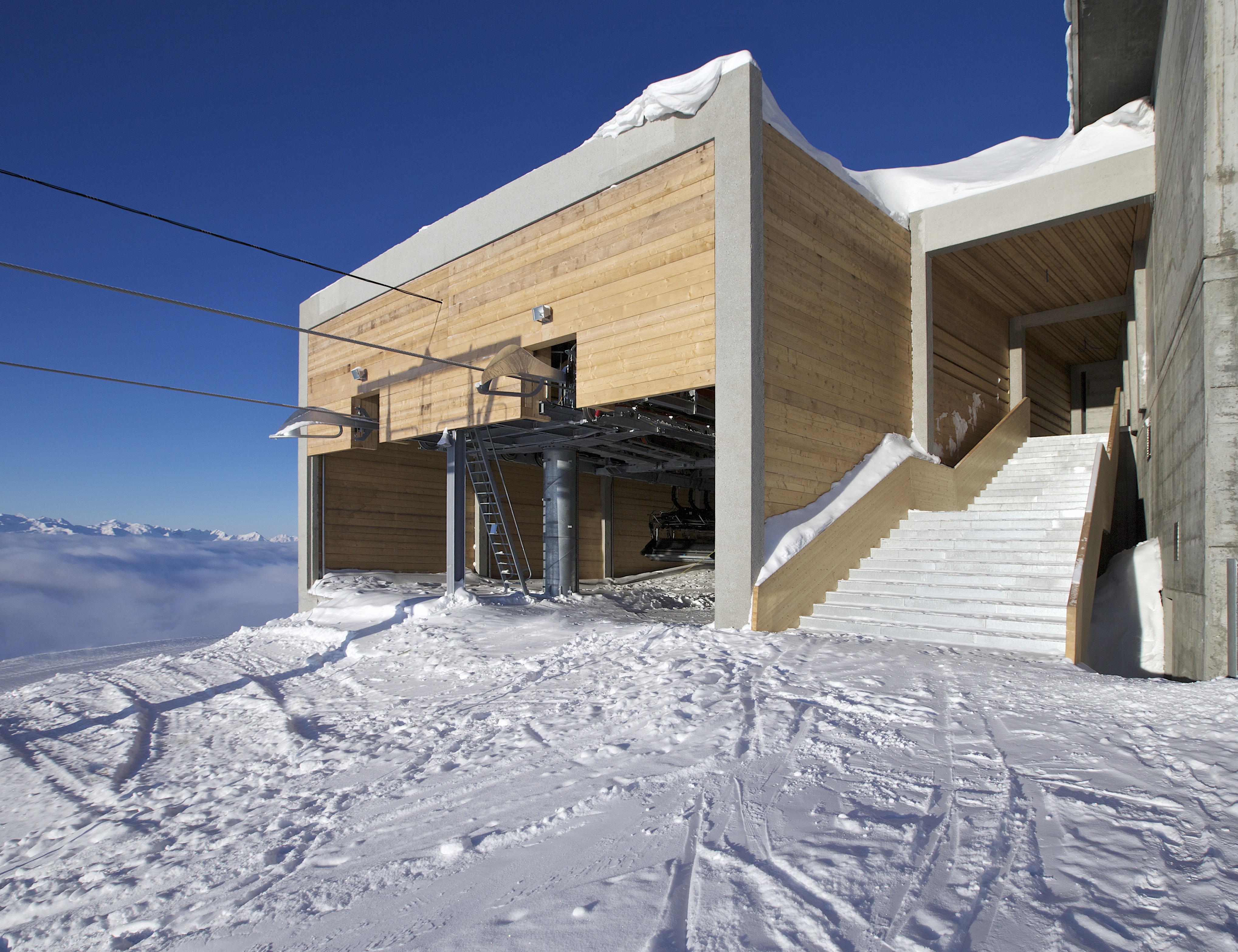 Stationen Holz, © Weisse Arena Bergbahnen AG, Gaudenz Danuser