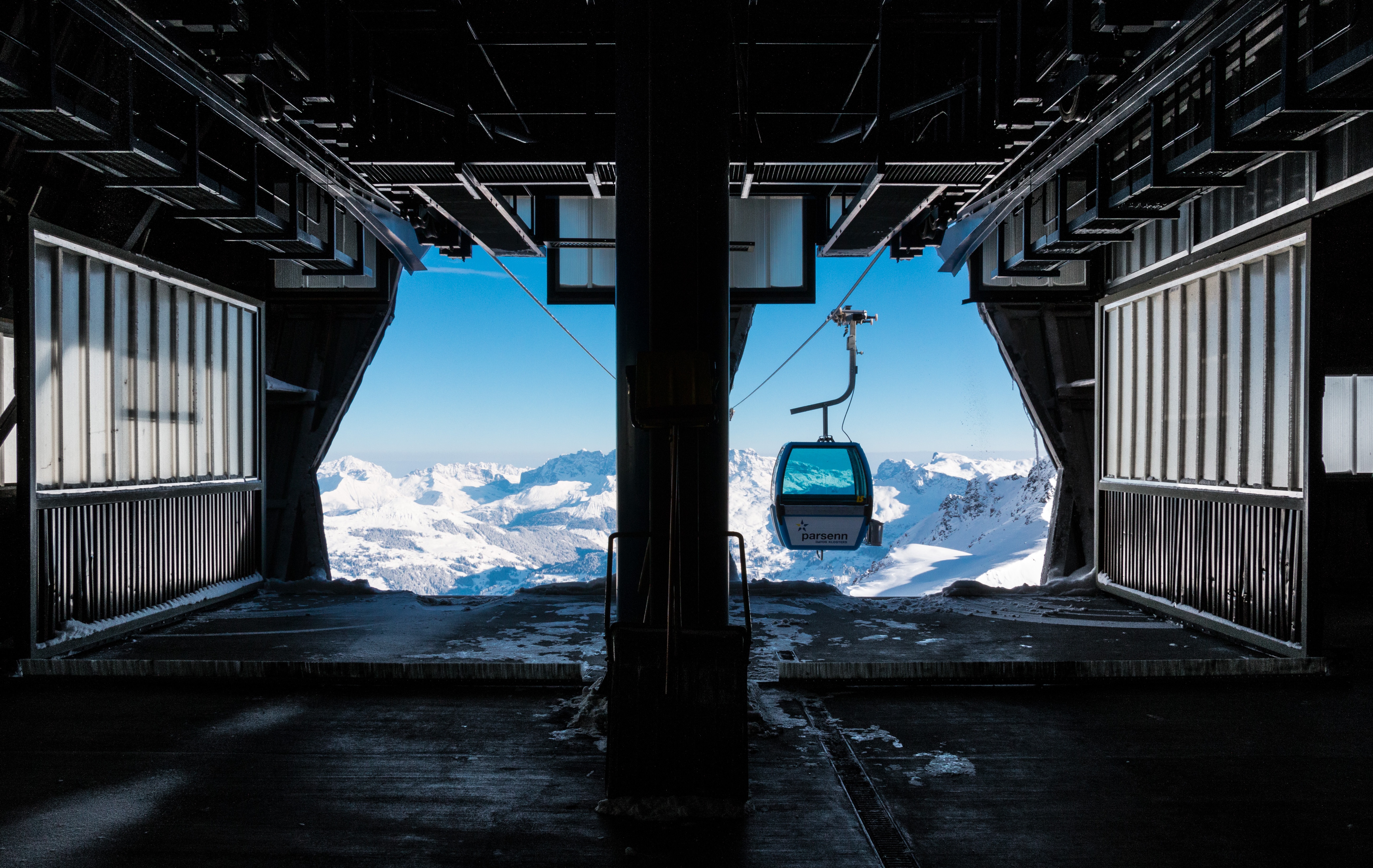 Gondelbahn Parsenn, © Davos Klosters Bergbahnen AG, Johannes Hüchelheim