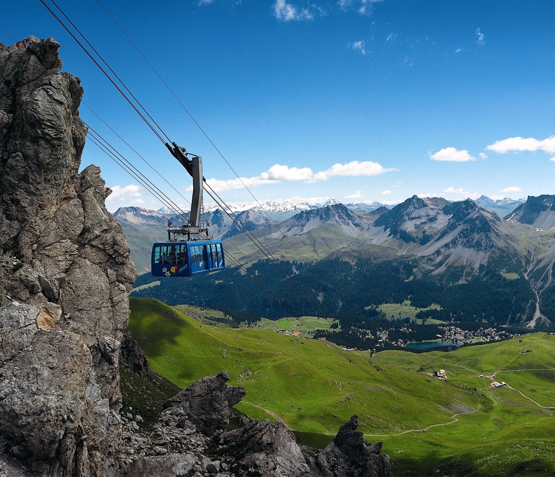 Pendelbahn Weisshorn, © Arosa Bergbahnen AG